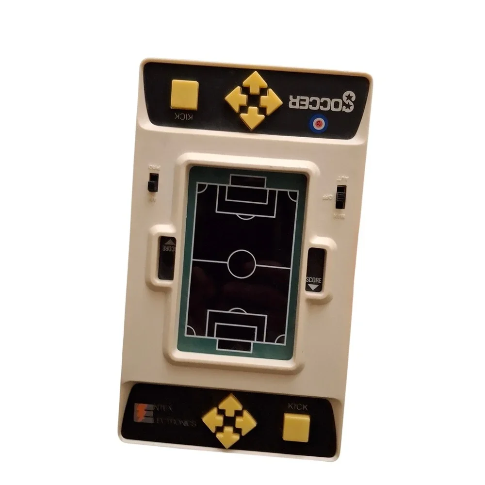 Vintage 1979 Entex Electronics Soccer Handheld Electronic Game Retro LED Tested
